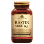 Solgar Biotin 5000 mcg - 100 vegatarische capsules