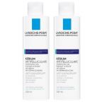 La Roche-Posay Kerium Gel-Shampoo Vette Schilfers, Roos - 2x200ml