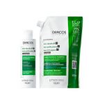  Vichy Dercos Technique Anti-Roos DS Duo 390ml en Eco-Refill 500ml - Normaal tot Vet haar